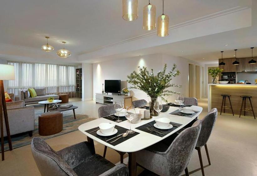 בית מלון כפרי Tianfu Square Serviced Suites By Lanson Place