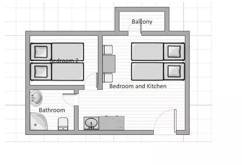 ペンション Downtown Apartment 9