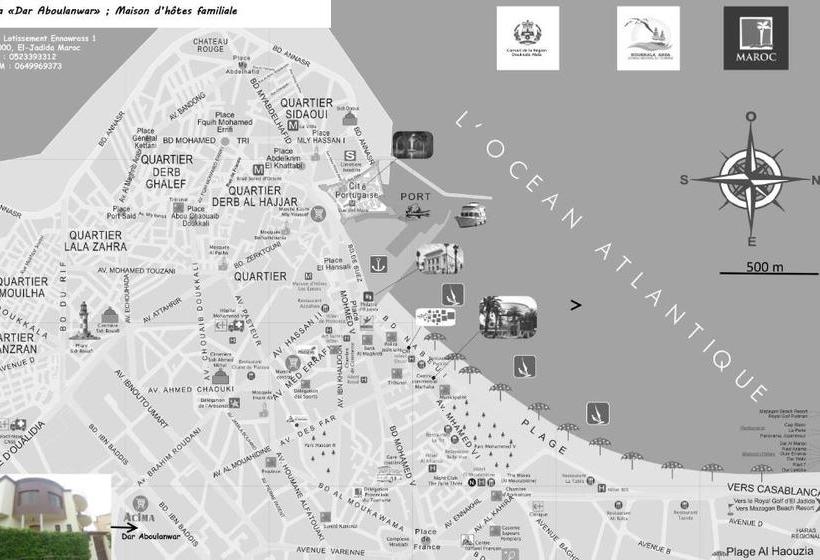 پانسیون Maison D Hôtes Familiale Dar Aboulanwar