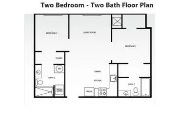 آپارتمان‌های توریست‌ها Parks Residential Richardson