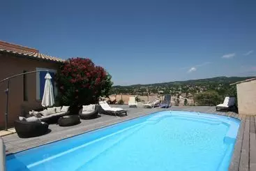 ペンション Chambre D'hôtes Les Hauts De Vaison