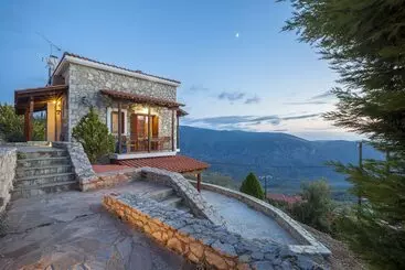 Turist apartmanları Rock Dandy, Deluxe Chalet, Arachova   Delphi, Private Sauna