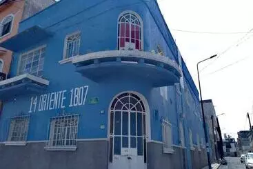 پانسیون Hostal Azul Puebla Barrio El Alto