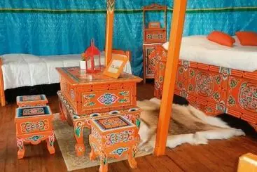 ホテル Les Yourtes à La Ferme Des Epis