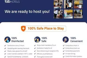 Hotel Fabexpress Vishnu Vilas Malviya Nagar - Fully Vaccinated Staff
