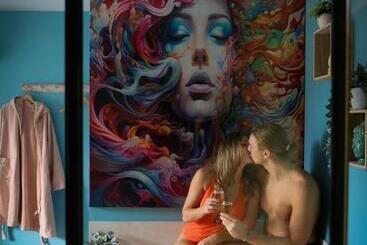 مبيت وإفطار Les Volets Violets