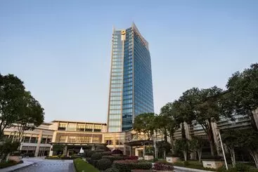 ホテル Shangri La Wenzhou A Panoramic View Of The River, Adjacent To Wenzhou International Convention And E