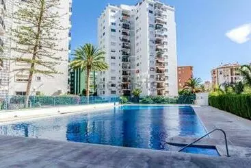 Pensión Apartamento Las Torres Con Vista Al Mar