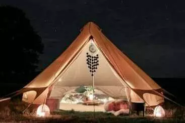 コテージ 5 Meter Bell Tent  Up To 5 Persons Glamping