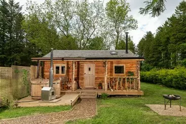 コテージ Luxury Cabin With Hot Tub