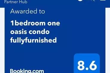 آپارتمان‌های توریست‌ها 1bedroom One Oasis Condo Fullyfurnished