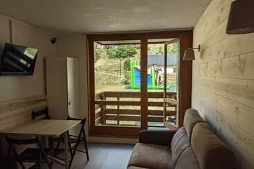 ツーリストアパートメント Studio Rénové Centre Station Vallandry