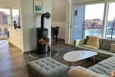 ツーリストアパートメント Pier 16 Mit Sauna & Meerblick Exklusiv Abc346 By Abcwismar