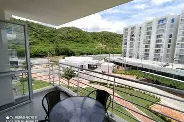 ツーリストアパートメント Apartamento Aqualina Orange Cuarto Piso Vista A Montañas