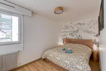 آپارتمانهای توریستها Le Petit Balcon Avec Vue Sur Le Mont Blanc