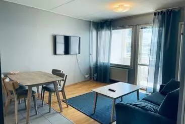 ツーリストアパートメント Ruoholahti Apartment With Private Sauna