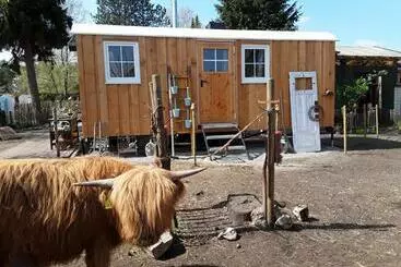 Turistihuoneistot Schäferwagen Auf M Minibauernhof In Munster