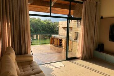 관광객 아파트 Linda Casa Em Condomínio Juquehy Barra Do Una São Sebastião Piscina, Wi Fi, Churrasqueira