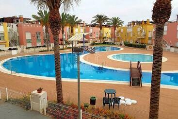 דירות לתיירים Vera Playa Fantástico Apto 1 4 Huésped Piscina 100 M De Playa Parking Terraza Wi Fi Urb Laguna Bea