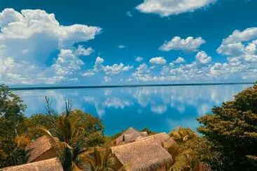 ホテル Casa Ak’ab’al Bacalar