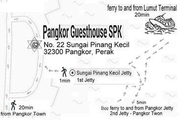 בית מלון כפרי Pangkor Guesthouse Spk