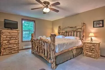 کلبه 2 Mi To Lake Harmony: Gem W/ Game Room & Deck
