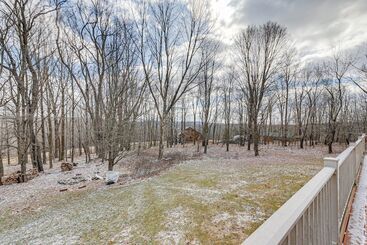 Vidéki Ház 2 Mi To Elk Mountain: Poconos Escape On 11 Acres!