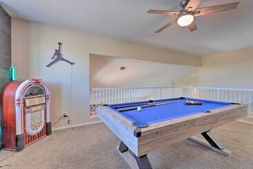 کلبه Luxe Gilbert Retreat W/ Private Pool & Game Room!