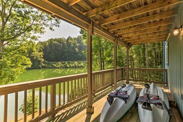 קוטג'' Lake Santeetlah Escape W/ Kayaks, Boat Slip & More