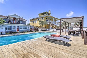 Vakantiehuisje Waterfront Port Isabel Family Home W/ Pool & Pier!