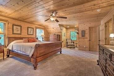 بيت ريفى Hayesville Cabin W/ Game Room & Mtn Views!