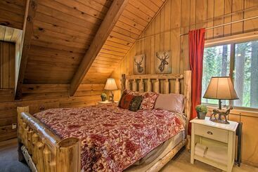 茅舍 10 Mi To Ski Slopes: South Lake Tahoe Home