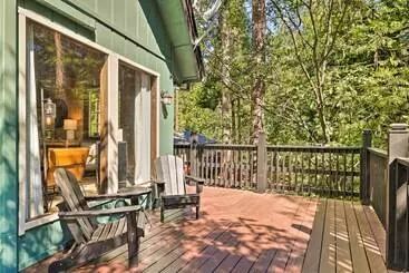 Mökkimajoitus Near Trails: Cabin W/ 2 Level Deck In Twain Harte