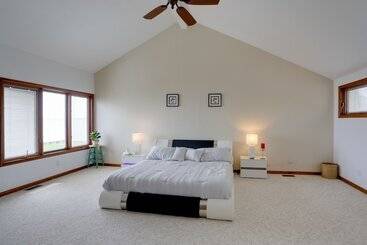 별장 Waterfront Luna Pier Home 14 Mi To Downtown Toledo