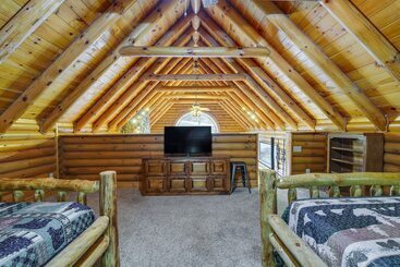 별장 Sevierville Sanctuary   Huge Game Room & Hot Tub!