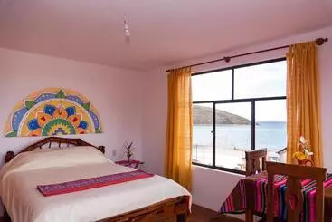 هتل Hostal Margarita Isla Del Sol Norte Comunidad Challapampa