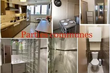 تختخواب و صبحانه Chambre Privée En Colocation Villeurbanne Métro Bonnevay