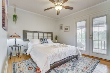 茅舍 Milton Waterfront Home W/ Dock & Outdoor Kitchen!