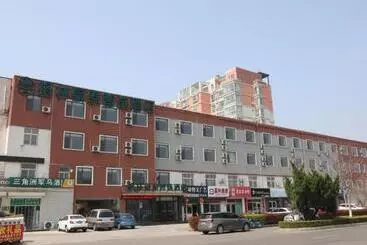 ホテル Greentree Inn Express Dongying Municipal Governemnt Wanda Plaza