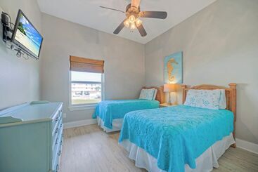 بيت ريفى Steps To The Beach, Balcony W/ Ocean View Golf Cart Zone Casa Rosada