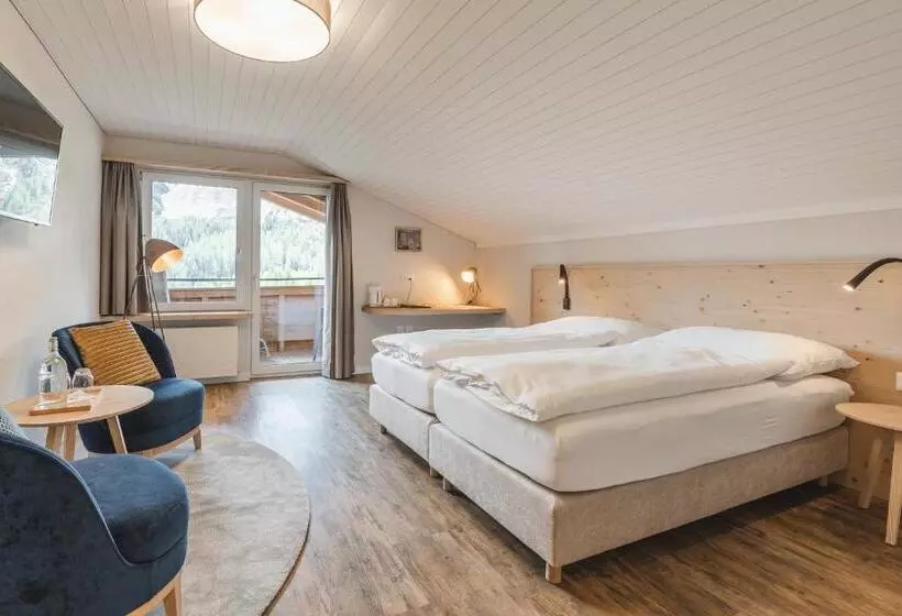 בית מלון כפרי Alpensonne Panoramazimmer & Restaurant