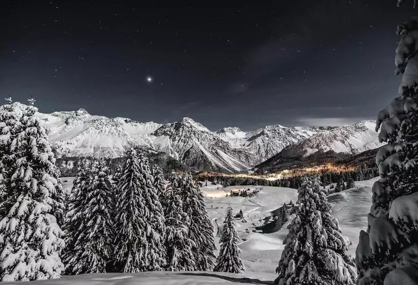 בית מלון כפרי Alpensonne Panoramazimmer & Restaurant