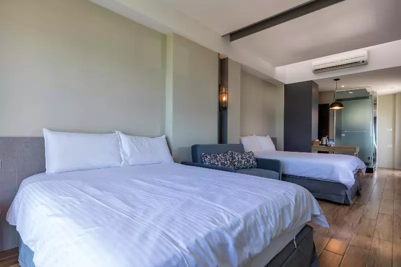 تختخواب و صبحانه Jia Xiang Lin Guan Hai Homestay