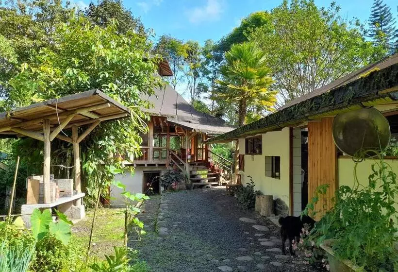 ユースホステル Hosteria La Roulotte   Mindo