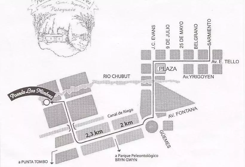 Retkeilymaja Posada Los Mimbres