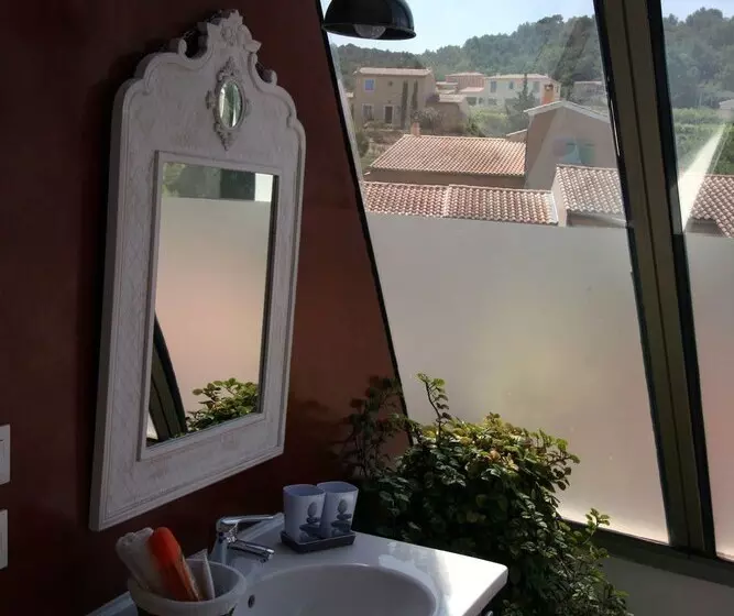 ペンション Chambre D'hôtes Les Hauts De Vaison