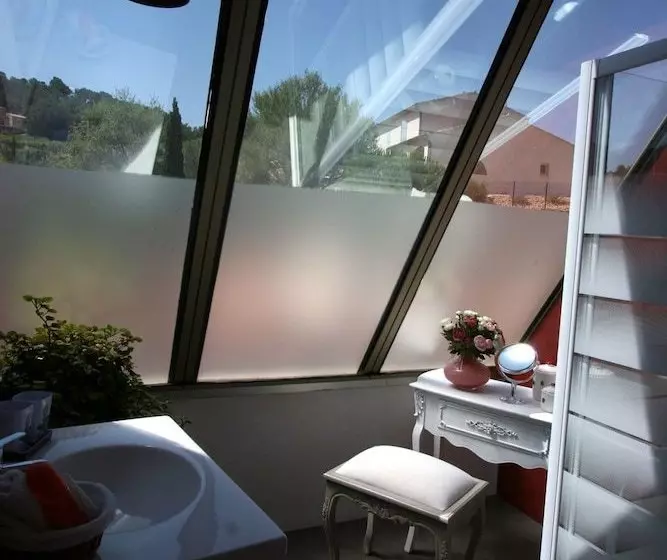 ペンション Chambre D'hôtes Les Hauts De Vaison