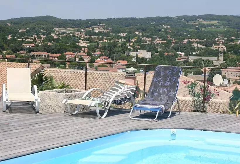 ペンション Chambre D'hôtes Les Hauts De Vaison