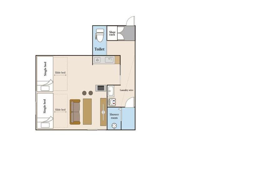 호텔 Uchi Living Stay Hachiken Station
