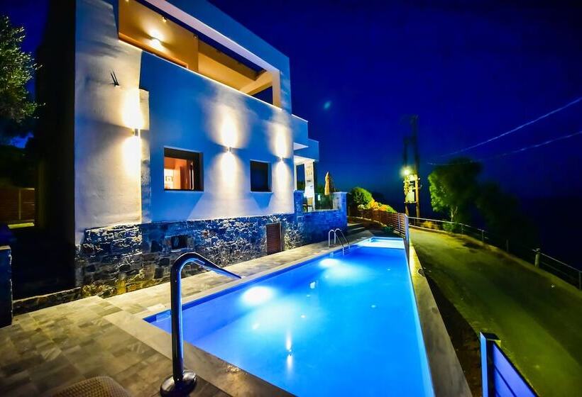 Sea Front Panorama Villa Private Pool